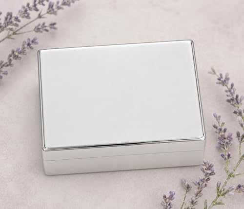 Cherished Moments Personalized Classic Rectangle Jewelry Box with Message - color: Rectangle Custom Message