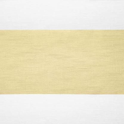 Exclusive Home Darma Sheer Linen Rod Pocket Curtain Panel Pair, 50"x84", Yellow - color: Yellow, size: 50"W x 84"L (Pack of 2)