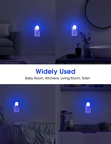 L LOHAS LED Blue Night Light, Night Lights Plug into Wall[2 Pack], 0.6W LED - color: Blue, size: 2 Count (Pack of 1)