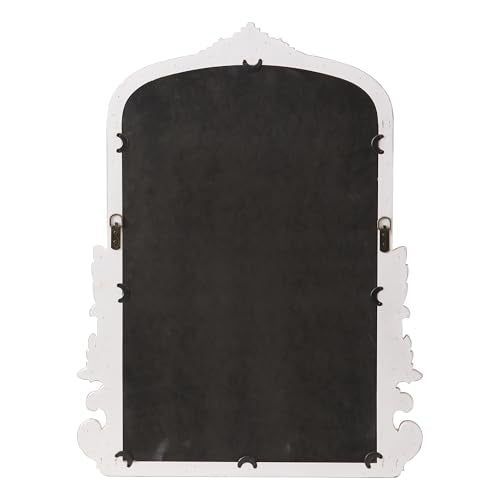 Vintage Arch Mirror 30 X 23 Inch, Distressed White