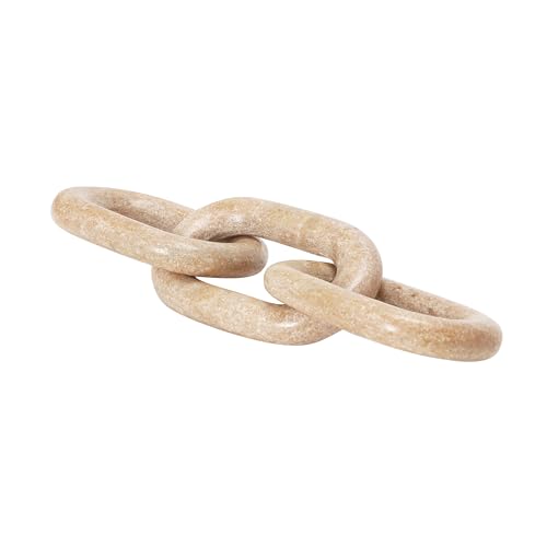Bloomingville Decorative Marble Chain, Variegated Blush Tones - color: Pink