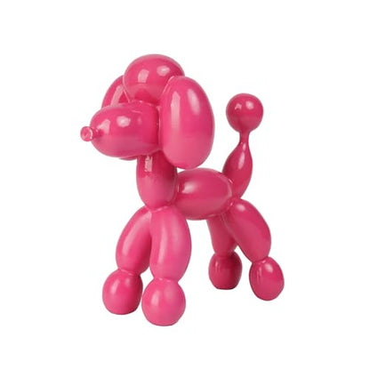 Guichifun Balloon Dog Décor Sculpture, Pink, 7" - color: Pink