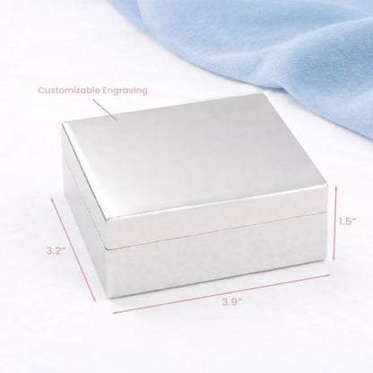 Cherished Moments Personalized Classic Rectangle Jewelry Box with Name - color: Rectangle Name