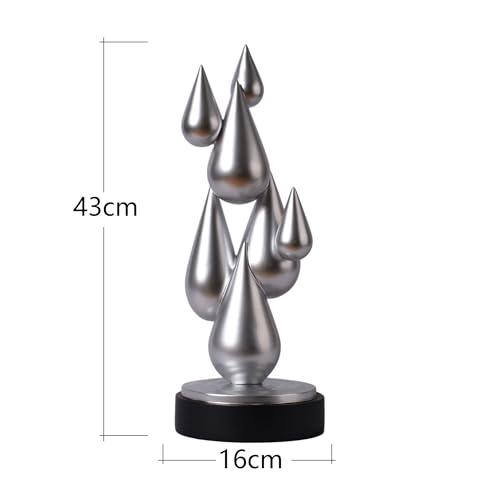 Modern Home Decor Abstract Sculpture Table Centerpiece 17.3 Inch