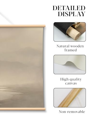 HUARCEY Extra Large Jesus Wall Art 36x54 Inch Christian Scroll Wall Hanging - color: Jesus' guidance, size: 54"L x 36"W