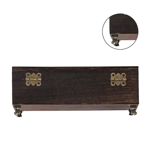 24Pcs Antique Brass Box Legs Feet Corner Protectors with Screws - size: StyleD