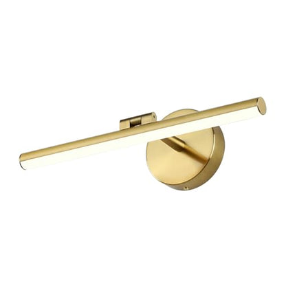 Hardwired Adjustable Lighting Gold Modern LED Picture Lights for Paintings 15.7'' Inch Long Swing Arm Metal Art Lights Warm White 3000K - color: Hard-Wired Brass-round base, size: 15.7inch Dimmable