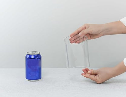 CYS EXCEL 2 PCS (H:6" D:4") Open Ended Clear Glass Hurricane Candleholder Tube Lamp Shade Open Flame Candlestick Holder Chimney Tube Cover Bottomless Cylinder - size: 4" wide x 6" tall