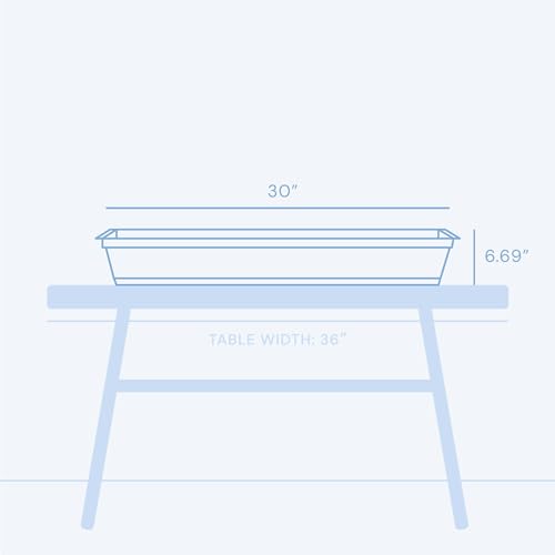 Bloem Dura Cotta 30" Plastic Window Box Planter with Saucer, Basil, 3-Pack - color: Basil, size: 30" (Pack of 3)