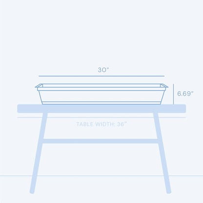 Bloem Dura Cotta 30" Plastic Window Box Planter with Saucer, Basil, 3-Pack - color: Basil, size: 30" (Pack of 3)