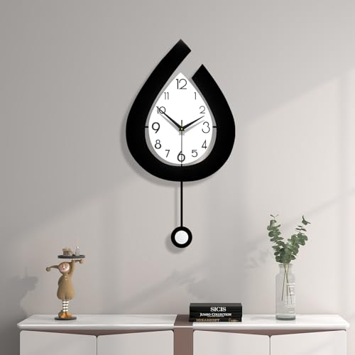 Decorative Wall Clock for Living Room Decor Large Modern Clocks - size: 12*22 inch