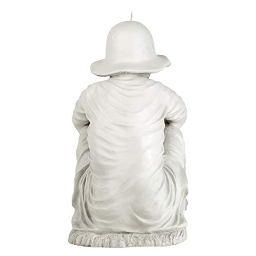 Design Toscano Gone Fishing Fisherman Boy Garden Statue, 17 Inch Tall, Cast Stone Resin, Two Tone Stone Finish - color: Gone Fishing Fisherman