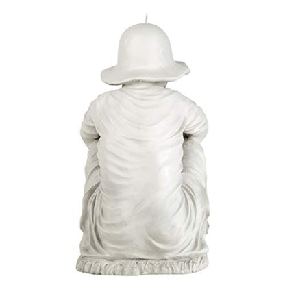 Design Toscano Gone Fishing Fisherman Boy Garden Statue, 17 Inch Tall, Cast Stone Resin, Two Tone Stone Finish - color: Gone Fishing Fisherman