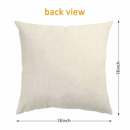ONFAON Thanksgiving Turkey Pillow Covers, Fall Pillow Covers 18x18 Set of 4 - color: Fall 09