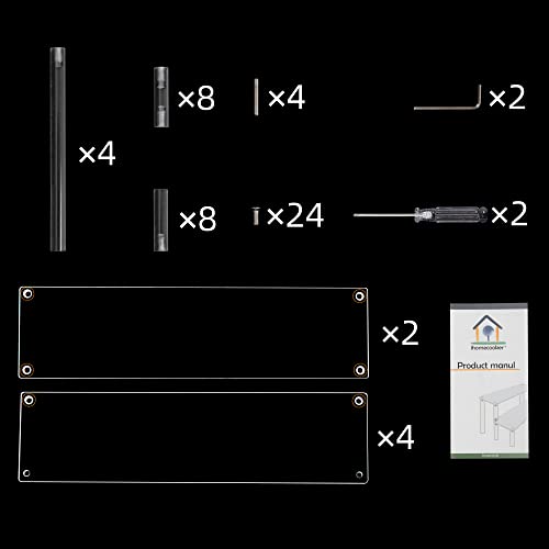 3 Tier Black Acrylic Display Riser Cupcake Stand Display Shelf for Decoration, Collection, Makeup - size: 3 tier