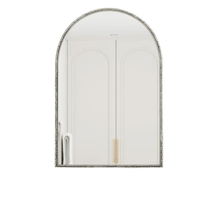 Arched Mirror Wall Mirror Bathroom Vanity Mirror Wall Decor Arch Mirror LivingRoom Bedroom Entryway Silver