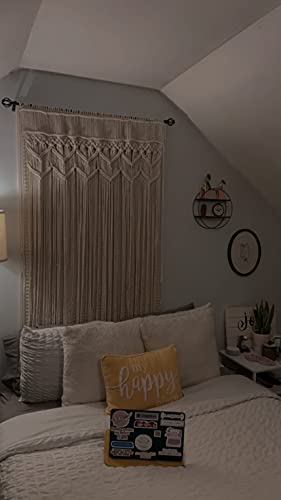 Boho Curtains Macrame Curtain Macrame Wall Hanging Beaded Curtain Bohemian Decor