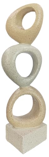 Abstract Modern Ribbon Decorative Sculpture, Knot Sculptures,Home Decor,Coffee Table Statues,Dining Living Room Desk Decor,Shelf Decoration (with Spots-A) - color: With Spots-a