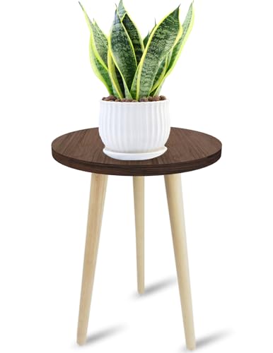 18IN Tall Plant Stand Holder Wood Plant Table for Indoor Planters - size: 18IN
