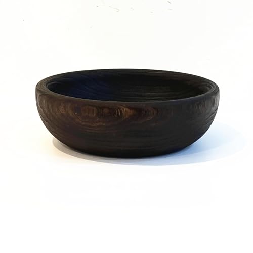 Wooden Bowl 10.6" Handcrafted Centerpiece for Storage (Small) - size: 10.6 Inch
