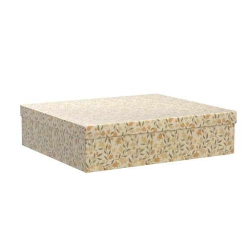 Soul & Lane - Keepsake Storage Boxes with Lids, Set of 3, Floral Dance - color: Floral Dance