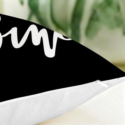 Hexagram Throw Pillow Covers 18x18, Black Outdoor Pillow Covers Set of 4 - color: Black, size: 18" x 18" (Pack of 4)