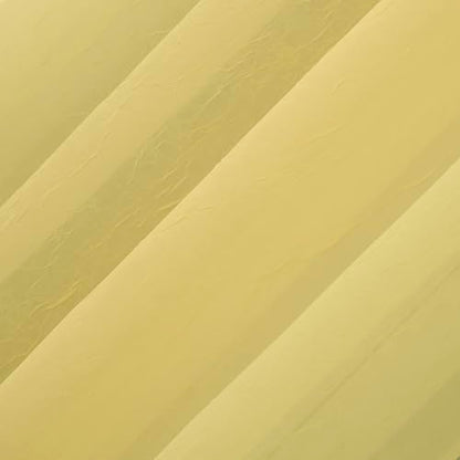No. 918 Erica Crushed Sheer Voile Grommet Curtain Panel - color: Yellow, size: 51"W x 63"L (Pack of 1)
