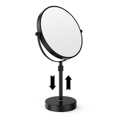 Nicesail Adjustable Tabletop Makeup Mirror Magnified Vanity Matte Black 10X - color: Matte Black-10x