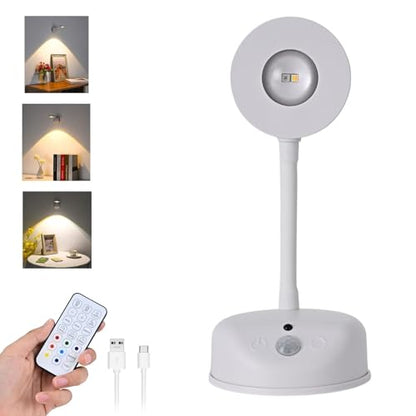 Rechargeable Wireless Motion Sensor Picture Light with 7-Color - color: White
