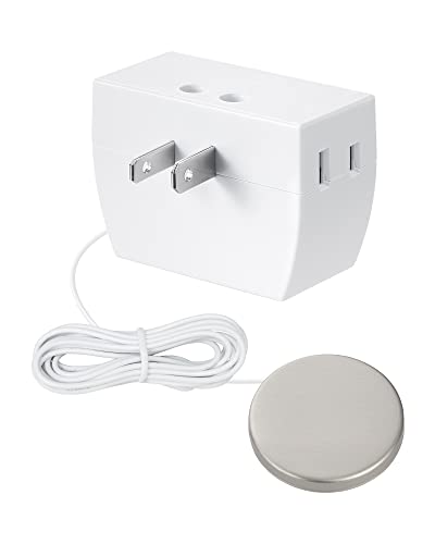 DEWENWILS Touch Dimmer Switch,Touch Pad Control, 3 Levels of Dimming, White - color: White, size: 1 Pack