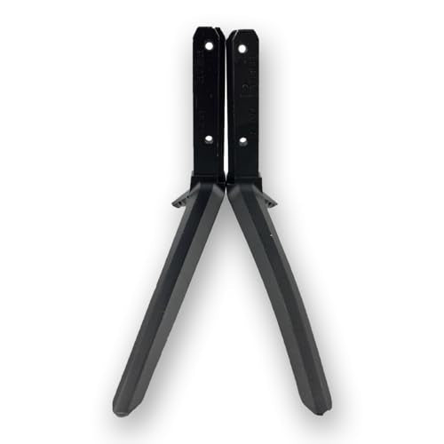 Replacement TV Stand Legs fit for Vizio 70" 75" V755-J04, Compatible with; V705-G3, V755-J04 and 4T-B70CJ1U, Tabletop Pedestal Base Mount with Screws Included, Black