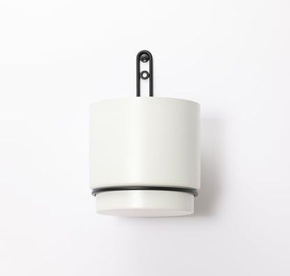 Self-Watering Wall Planters for Indoor Outdoor Plants (5.9 inch) - color: White