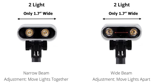 Rechargeable Micro Series Wireless LED Picture Light - color: White, size: Standard 11" (Artwork up to 24"W x 30"T)