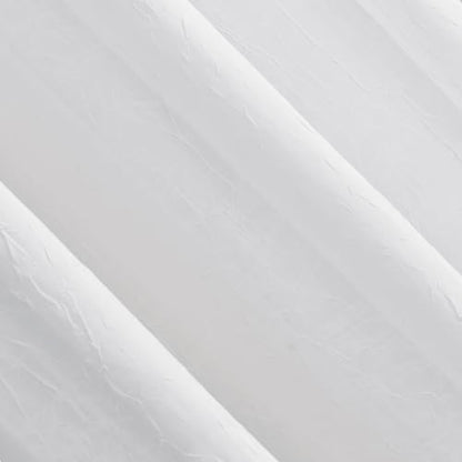 No. 918 Erica Crushed Sheer Voile Grommet Curtain Panel 84.00" x 51.00" - color: White, size: 51"W x 84"L (Pack of 1)