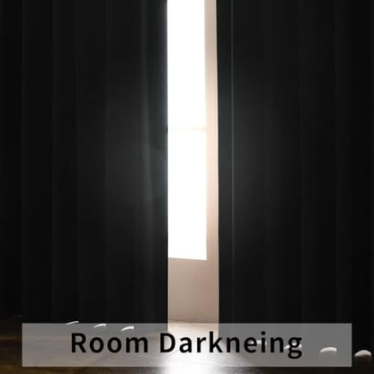 Joydeco Blackout Curtains 108 Inches Long, Thermal Insulated Black Out Curtains 2 Panels Set, Room Darkening Drapes for Living Room Window Rod Pocket Back Tab (W52 x L108 Inch, Burgundy Red) - color: Burgundy Red, size: 52"W x 108"L (Pack of 2)