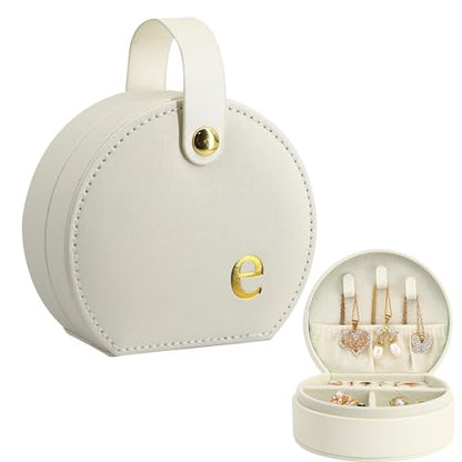 COLLECTIVE HOME Small Travel Jewelry Case for Women, Detachable Handle(e) - color: e