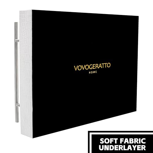 White Faux Leather Serving Tray, 16" x 12" Rectangular - color: Matte White