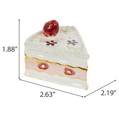 Hobby Lobby Strawberry Cake Mini Jewelry Box, Tinket Box - color: Strawberry Cake