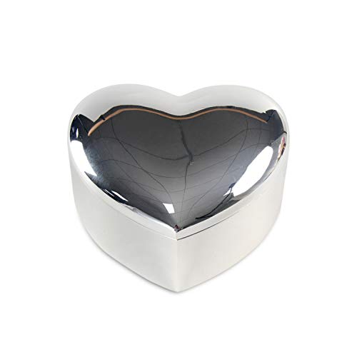 Silver Heart Keepsake Box Trinket Boxes Trinkets For Women Home Decoration Trinket Jewelry Box For Girls,Jewelry Chest - color: Silver Heart