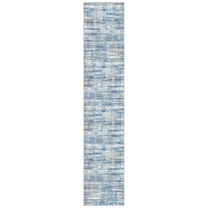 KOZYFLY Modern Runners for Hallways 2x10 Washable Kitchen Runner Rug - color: Blue Beige, size: 2' x 10' (Runner)