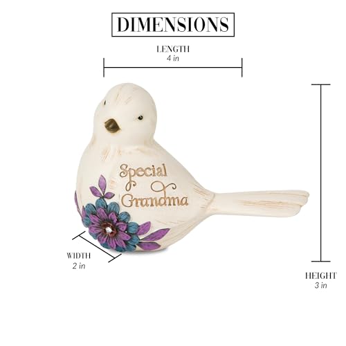 Pavilion Gift Company 41047 Simple Spirits Grandma Bird Figurine, 3-Inch, Beige - color: Beige