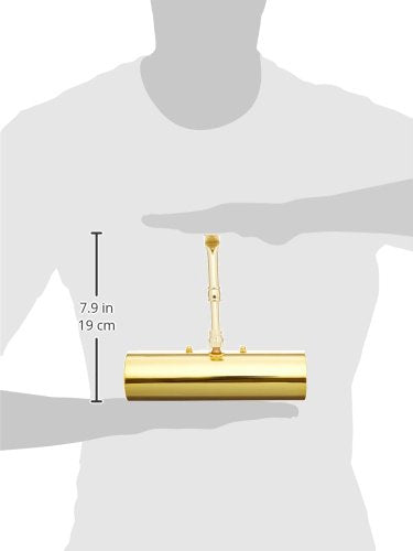Concepdesigns Picture Light, Battery Operated Picture Light, Dimmable Wireless Picture Lights for Wall, Art Light, Library Light Battery Operated with Remote Control - 7.75 inches, Polished Brass - color: Polished Brass, size: 7.75 inch