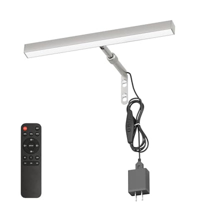 12" LED Picture Light Plug in, 4W Nickel Art Light - color: Nickel, size: 12 inch