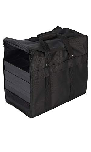 SSWBasics Black Jewelry Tray Carrying Case - 16" L x 9" W x 13 H - Durable Jewelry Display