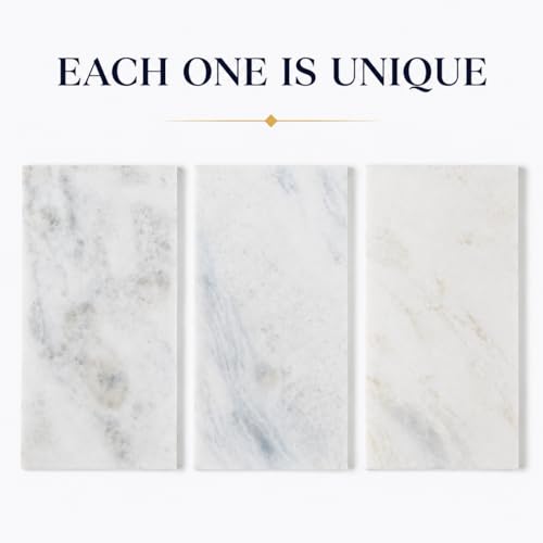 Natural Marble Decorative Tray, 12"x6" Namib Fantasy Stone Bathroom Trays - color: 12"x6"-namib Fantasy