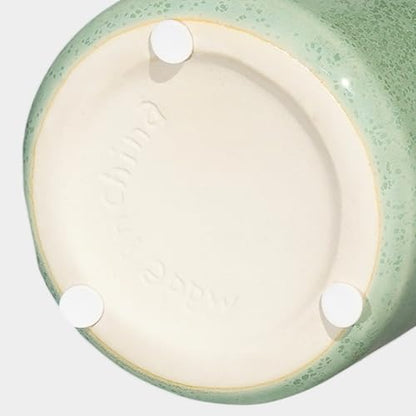 Sunddo Small Green Ceramic Bud Vase, 4 inch - color: Green, size: 4 inch