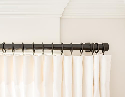 BlastHome® Luxury Adjustable Curtain Rod Brackets, Brushed Dark Brown - color: Brushed Dark Brown