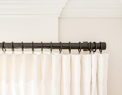 BlastHome® Luxury Adjustable Curtain Rod Brackets, Brushed Dark Brown - color: Brushed Dark Brown