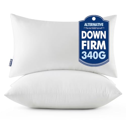 MIULEE 14x20 Throw Pillows Inserts 2 Pack, Decorative Pillows for Couch Bed - size: 14x20 Inch