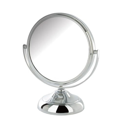 Jerdon 5.5" Tabletop Makeup Mirror - 5X Magnification - Chrome - MC247C - color: Chrome